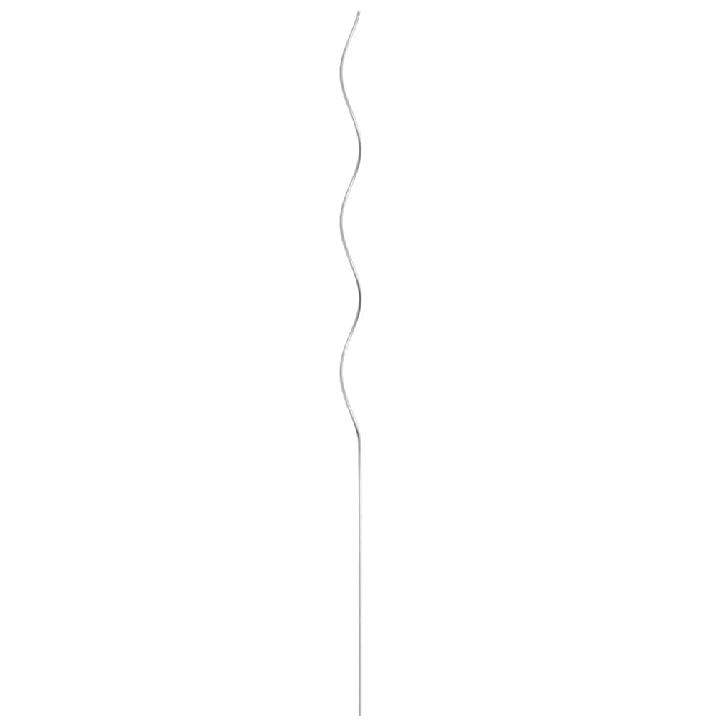 20 pcs Spiral Plant Supports 110 cm Galvanised Steel