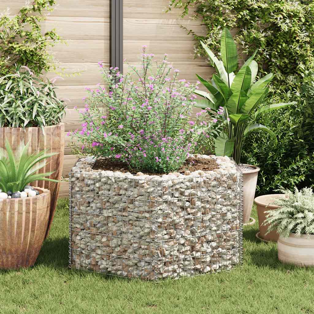 Hexagonal Gabion Raised Bed 100x90x50 cm