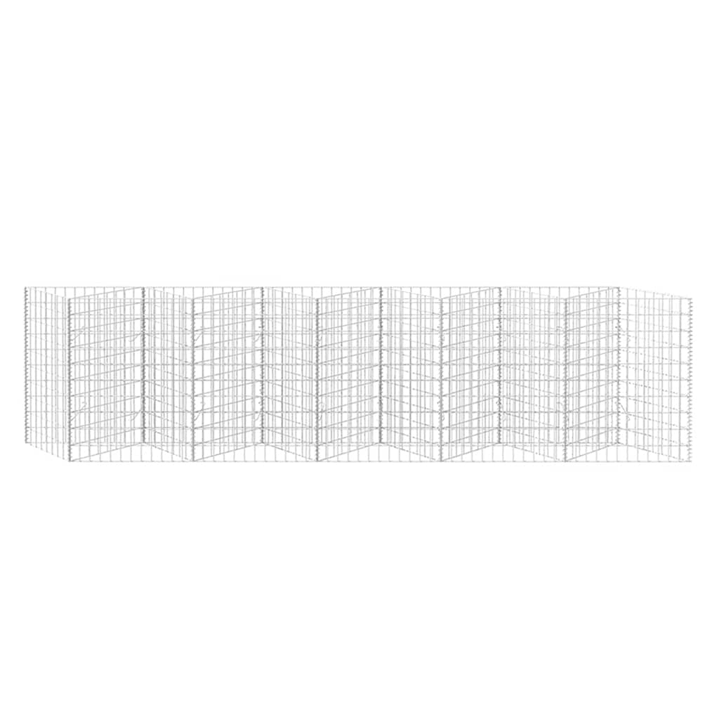 Gabion Basket Galvanised Steel 300x30x100 cm