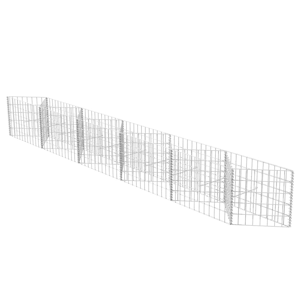 Gabion Basket Galvanised Steel 300x30x50 cm