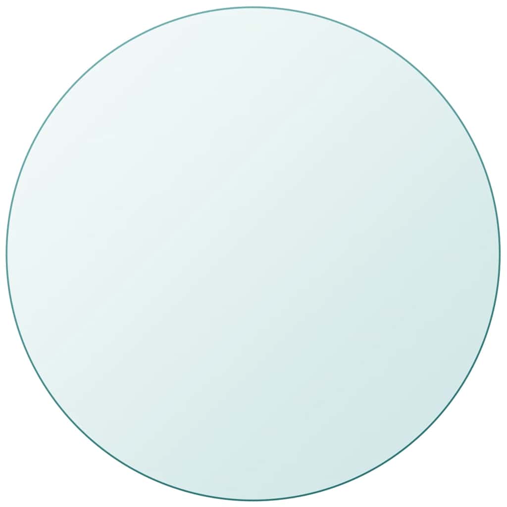 Table Top Tempered Glass Round 800 mm