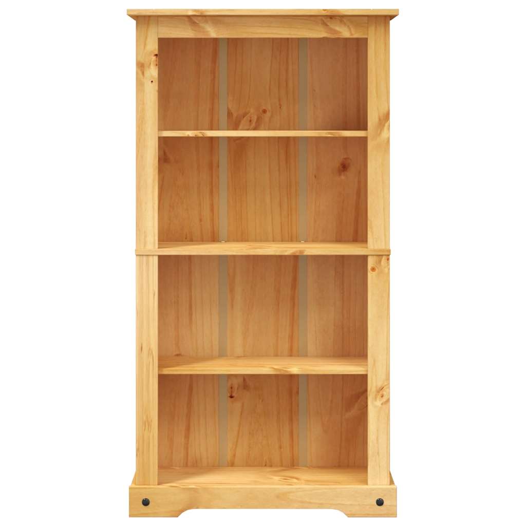 4-Tier Bookcase Mexican Pine Corona Range 80x29x150 cm