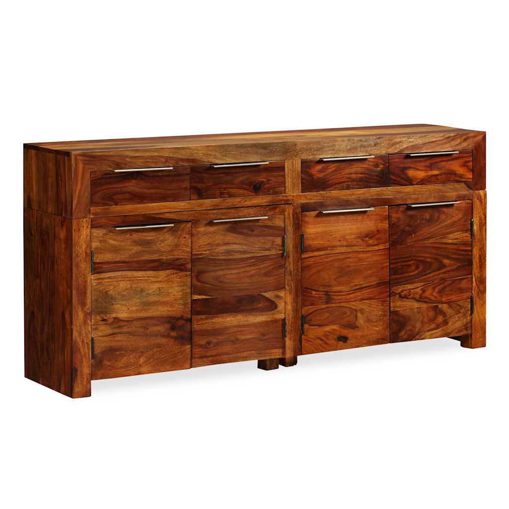 Sideboard Solid Acacia Wood 160x35x75 cm