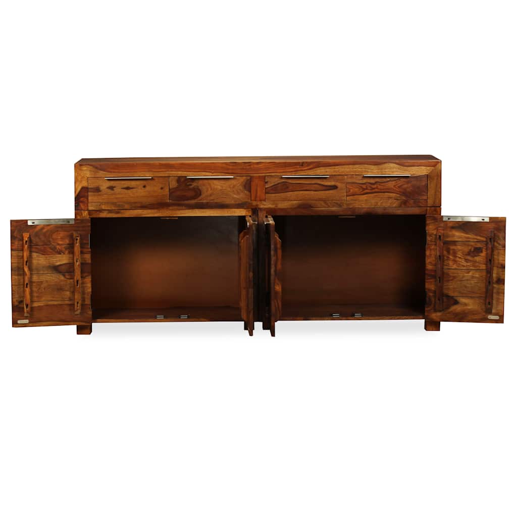 Sideboard Solid Acacia Wood 160x35x75 cm