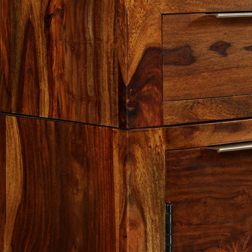 Sideboard Solid Acacia Wood 160x35x75 cm