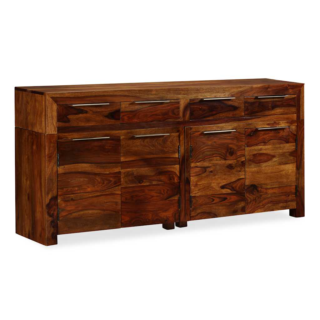 Sideboard Solid Acacia Wood 160x35x75 cm