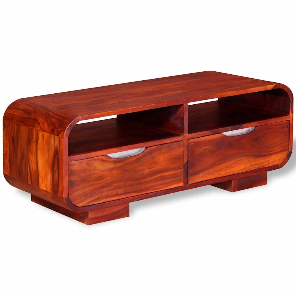 Coffee Table Solid Acacia Wood 90x40x35 cm