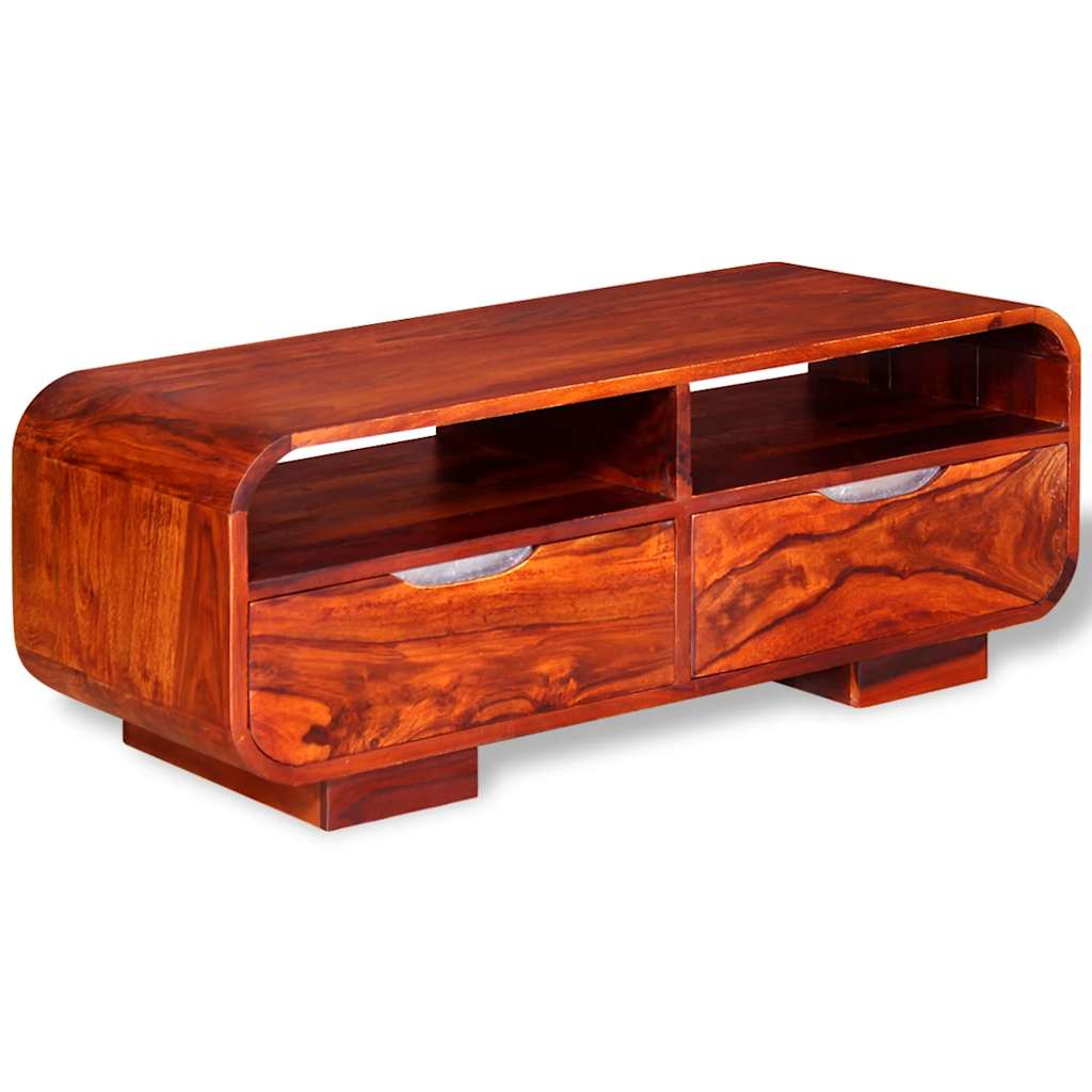 Coffee Table Solid Acacia Wood 90x40x35 cm