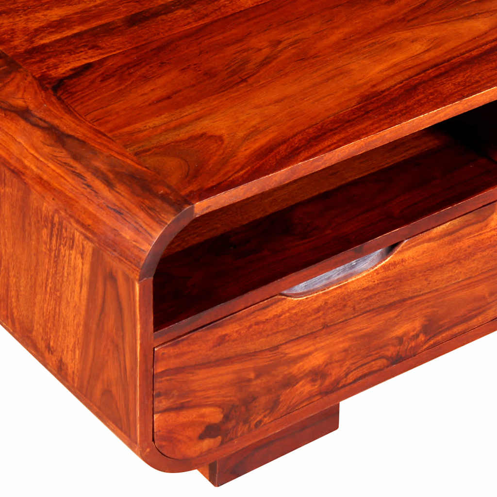 Coffee Table Solid Acacia Wood 90x40x35 cm