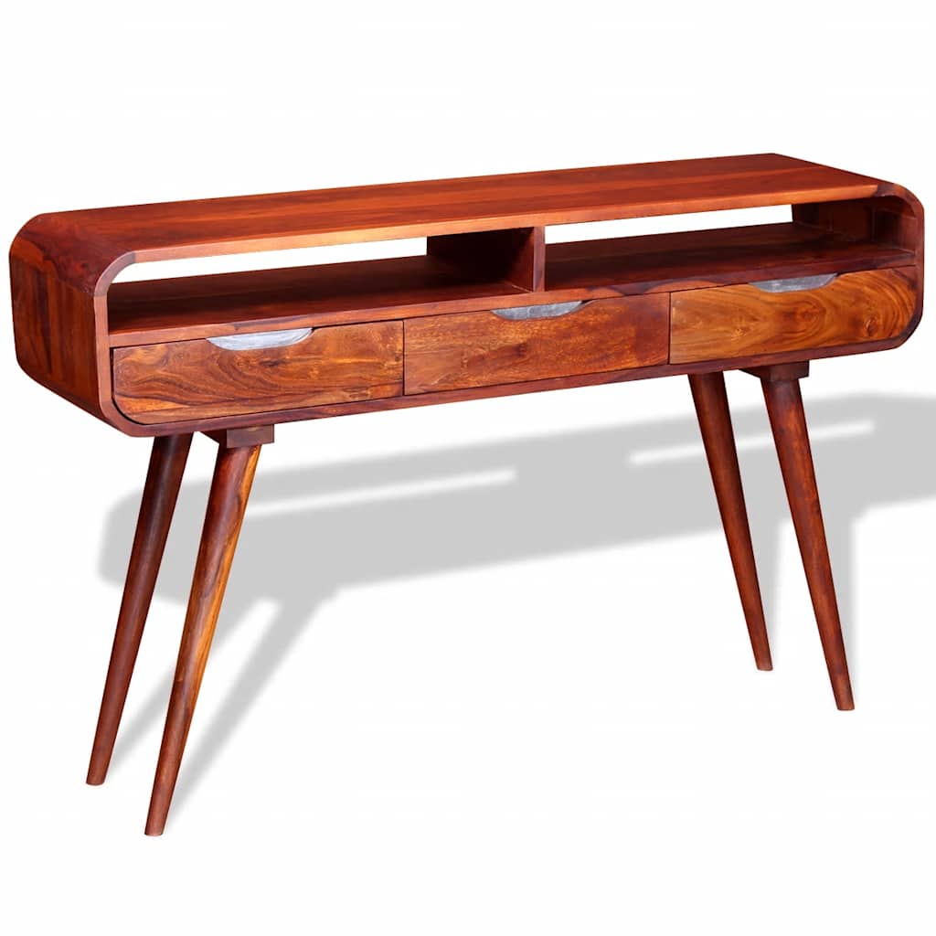 Console Table Solid Acacia Wood 120x30x75 cm