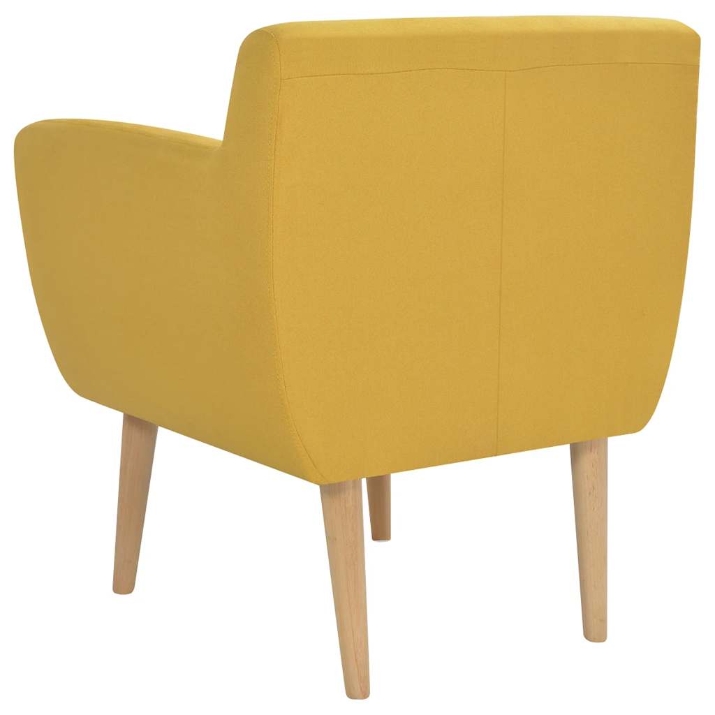 Armchair Yellow Fabric