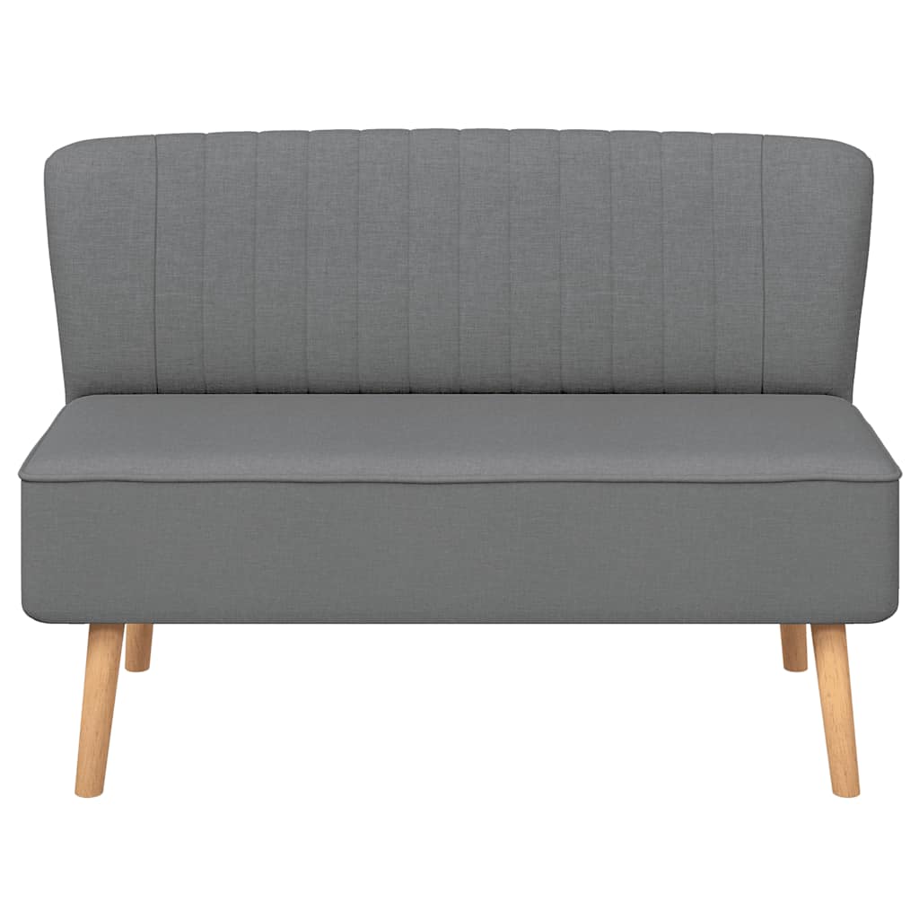 Sofa Fabric 117x55.5x77 cm Light Grey