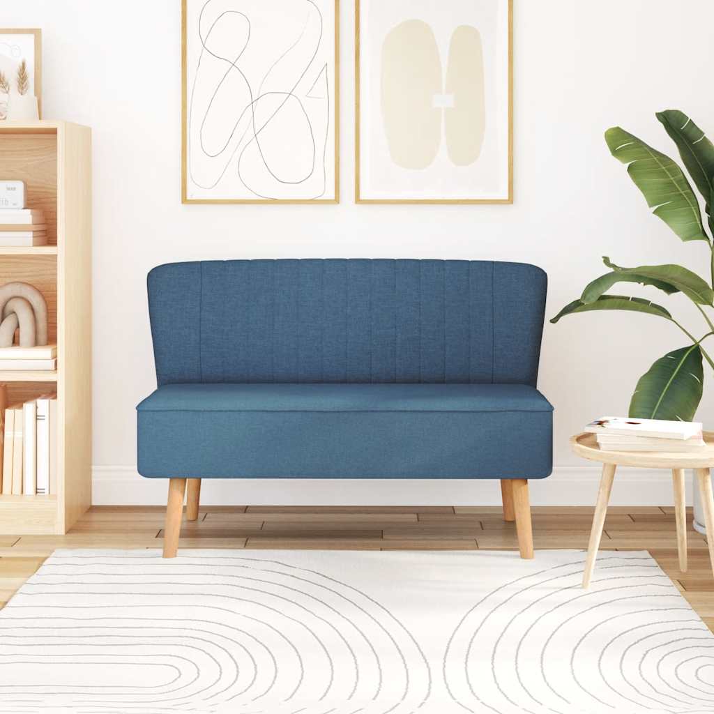 Sofa Fabric 117x55.5x77 cm Blue