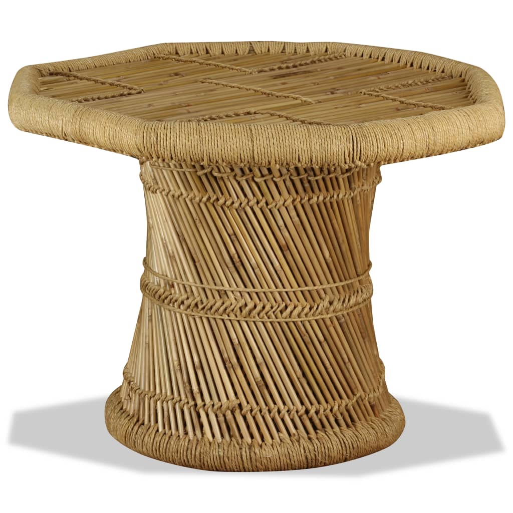 Coffee Table Bamboo Octagon 60x60x45 cm