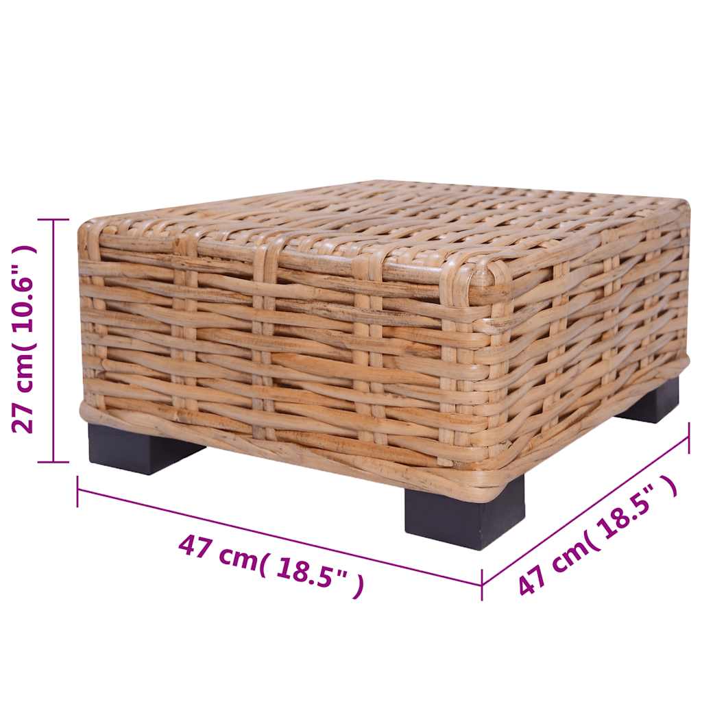 Sofa Set 16 Pieces Natural Rattan