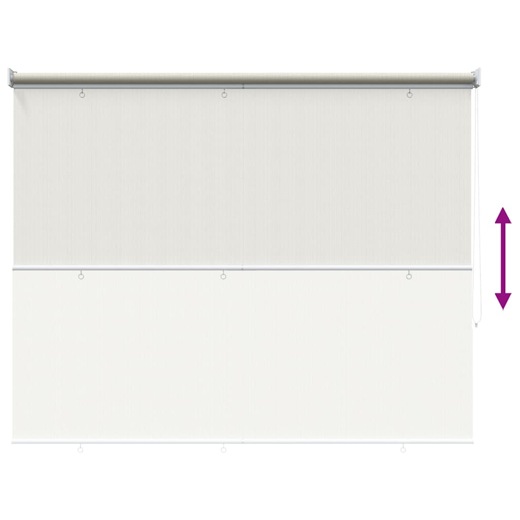 Outdoor Roller Blind 145(W)x230(H) cm Cream