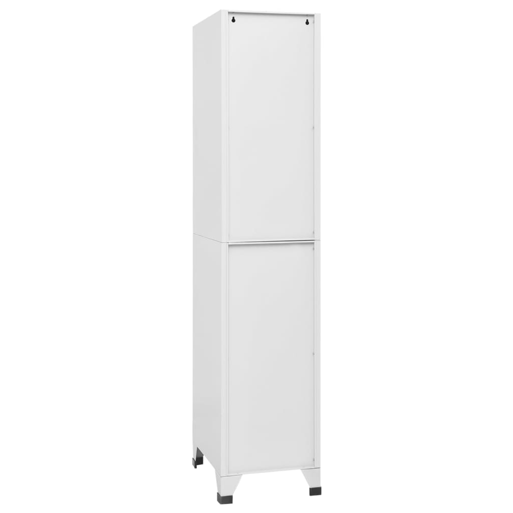 Locker Cabinet with 3 Compartments 38x45x180 cm