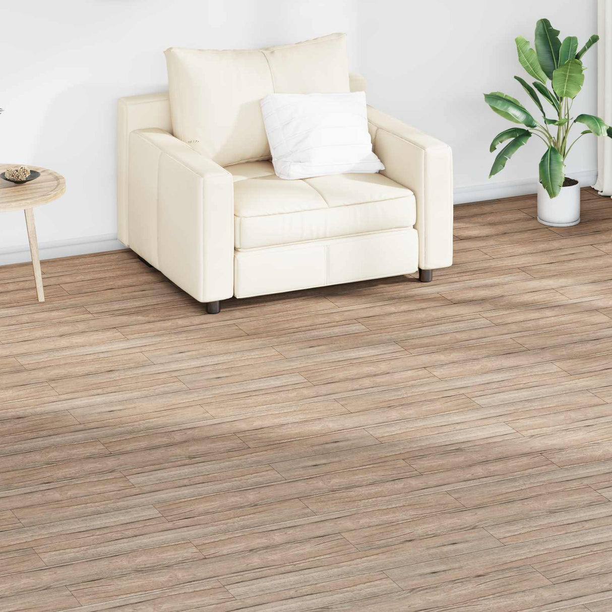 Flooring Planks 36 pcs Oak Brown 5,02 m² PVC