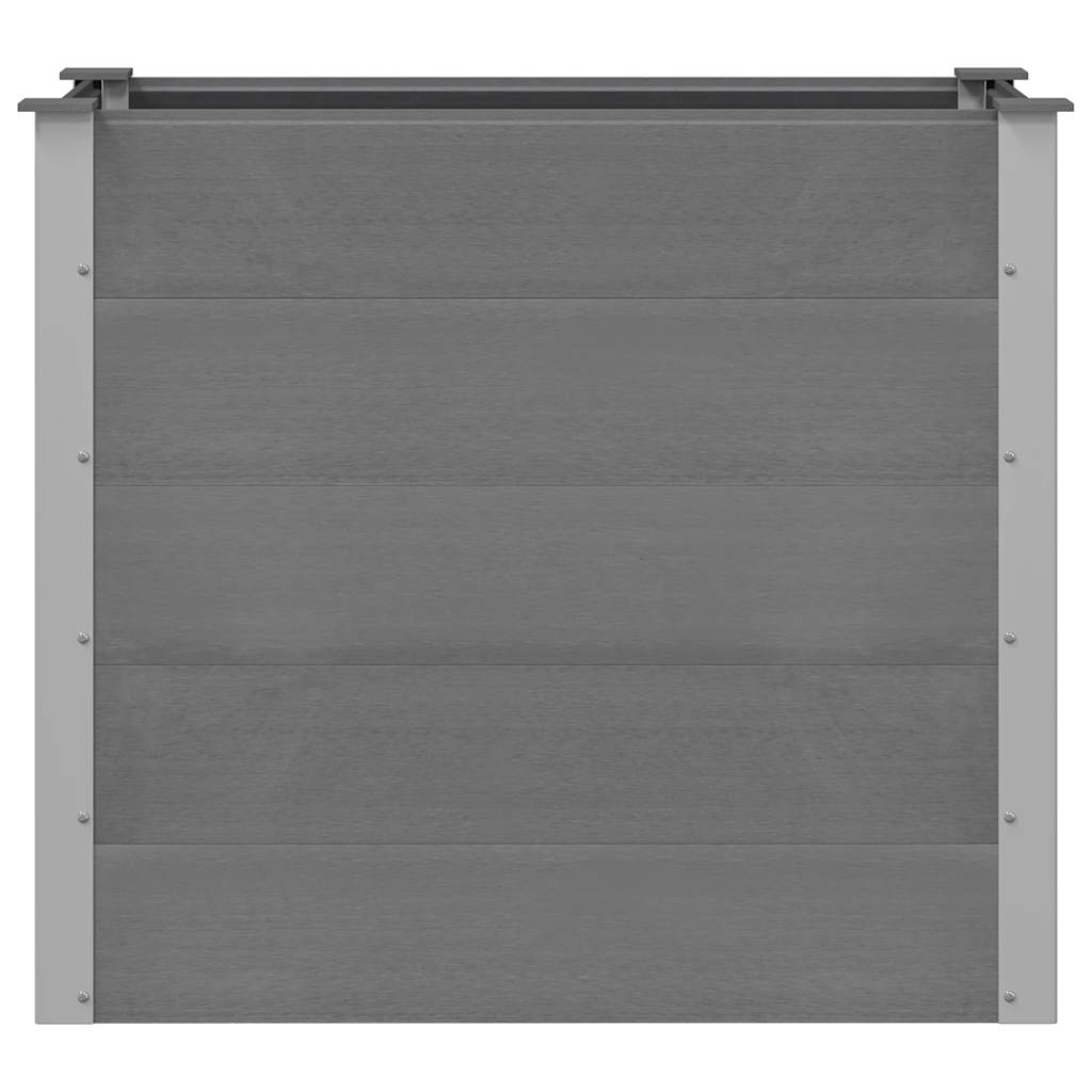 Garden Raised Bed WPC 100x50x91 cm Grey