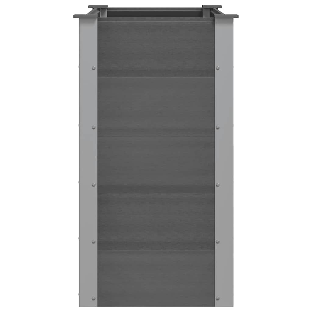 Garden Raised Bed WPC 100x50x91 cm Grey