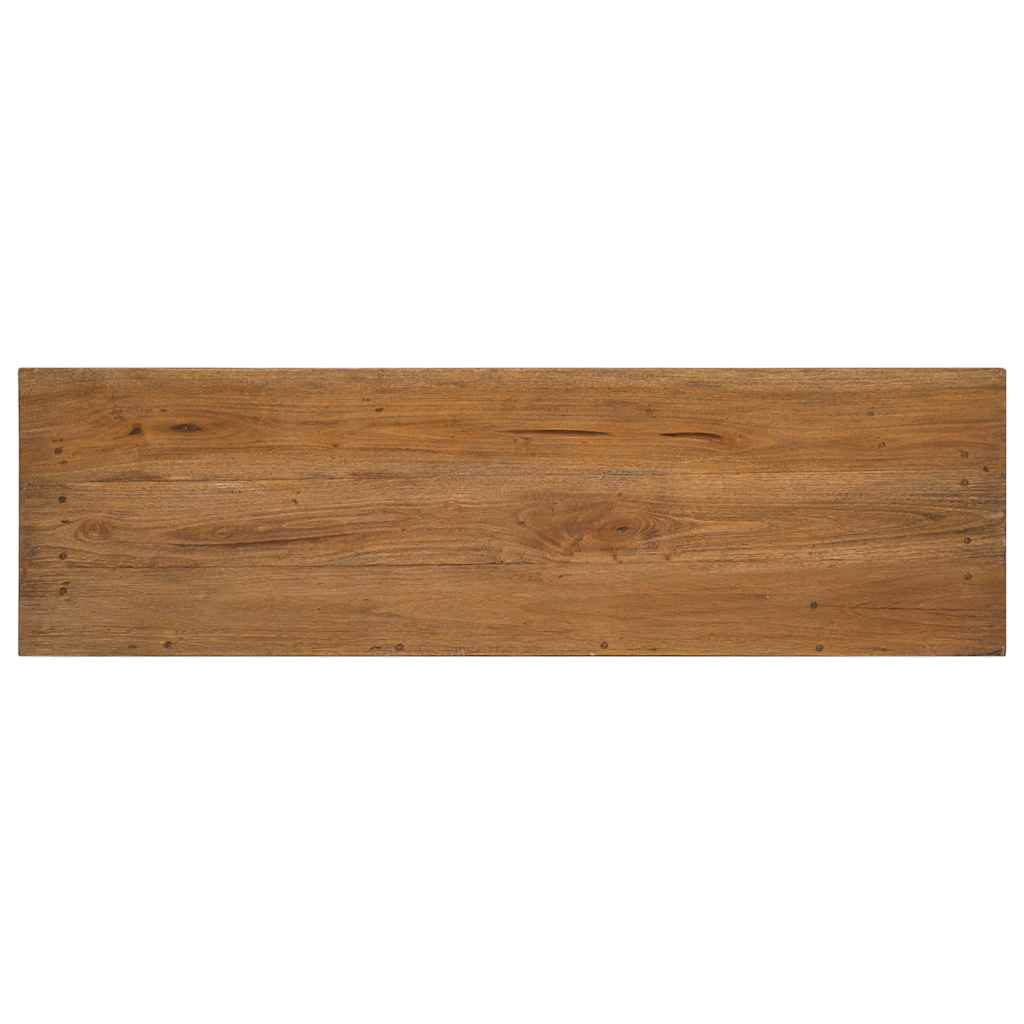 Sideboard Solid Mahogany Wood 100x30x50 cm