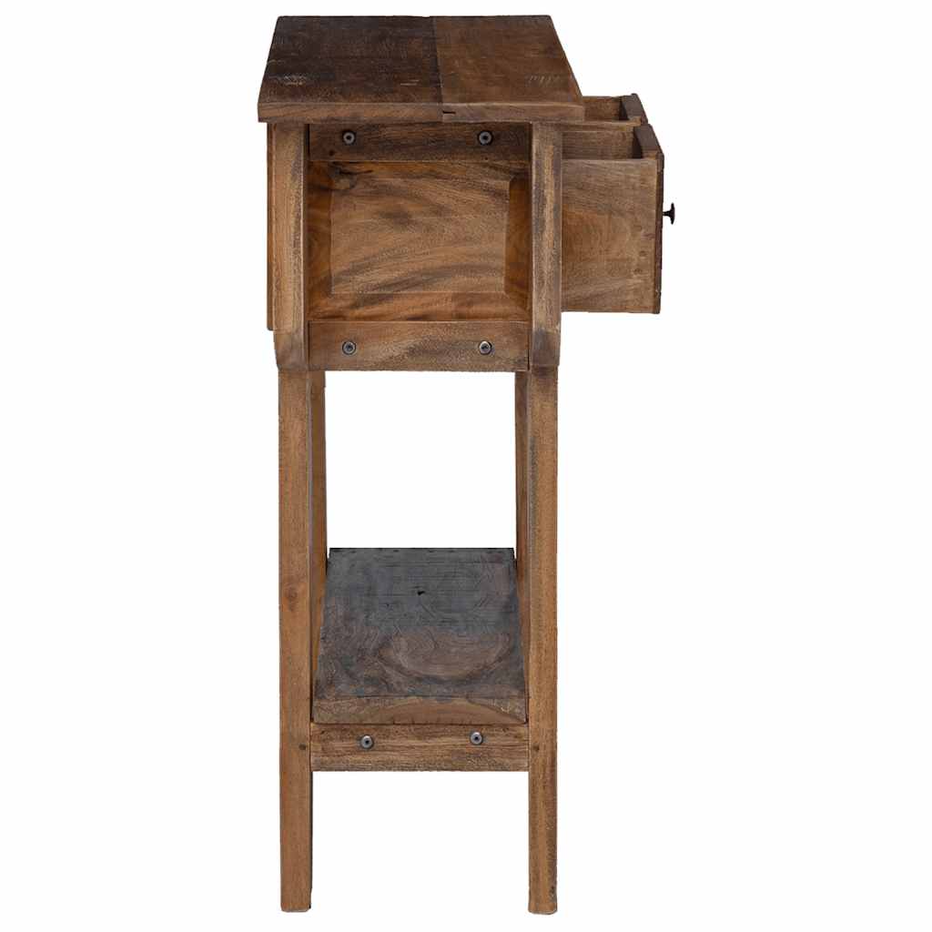 Console Table Mixed Recycled Wood 80x35x80 cm