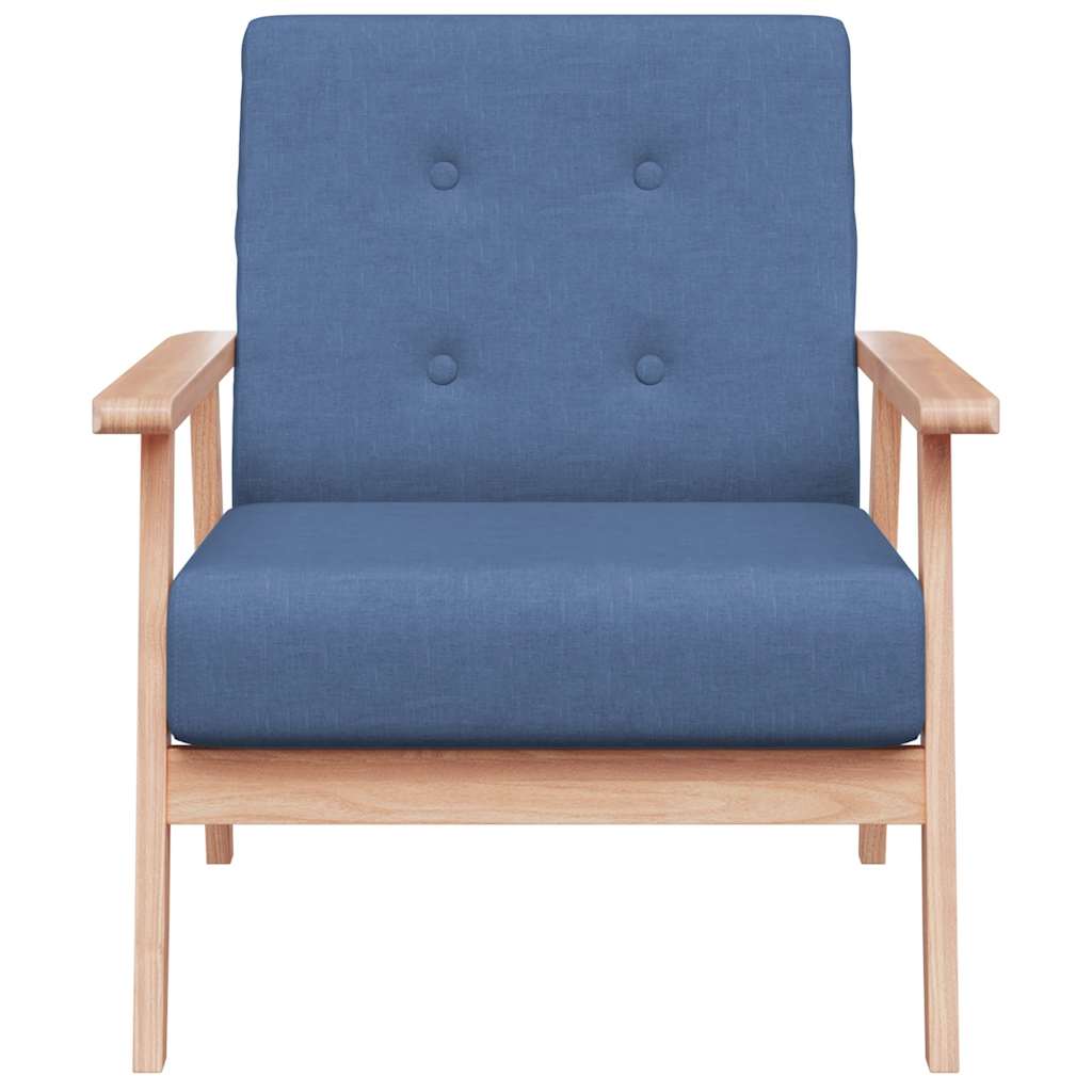 Armchair Blue Fabric