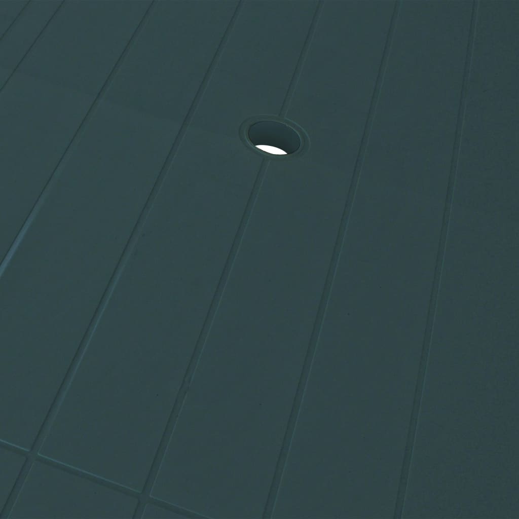 Garden Table Green 126x76x72 cm Plastic