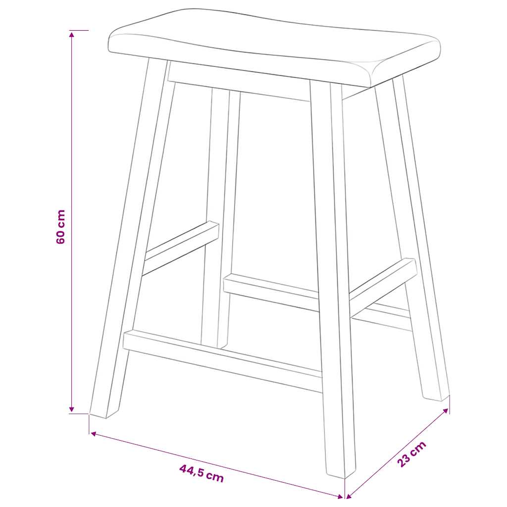 Bar Set 3 Pieces MDF Black