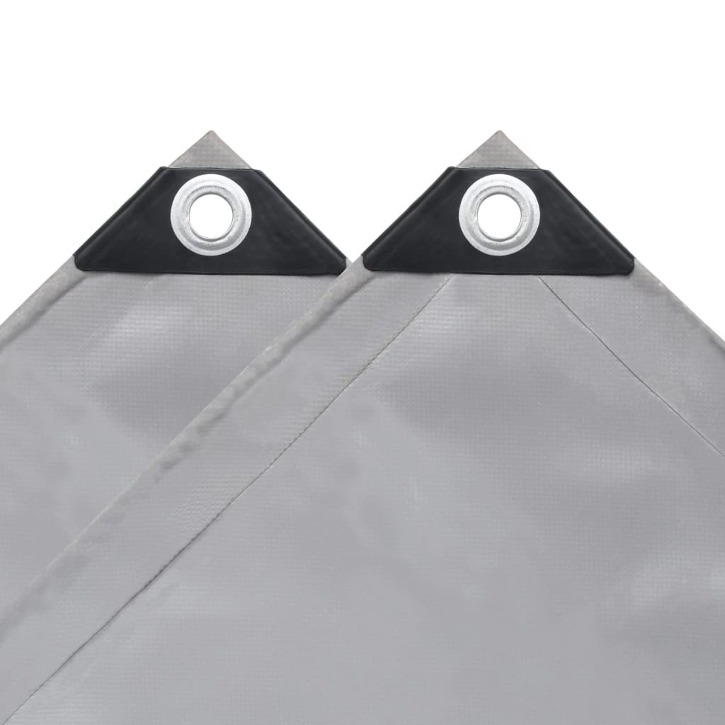 Tarpaulin 650 g/m? 4x5 m Grey