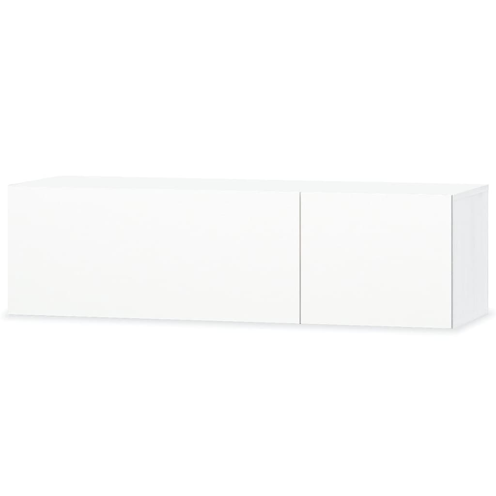 TV Cabinet Engineered Wood 120x40x34 cm High Gloss White