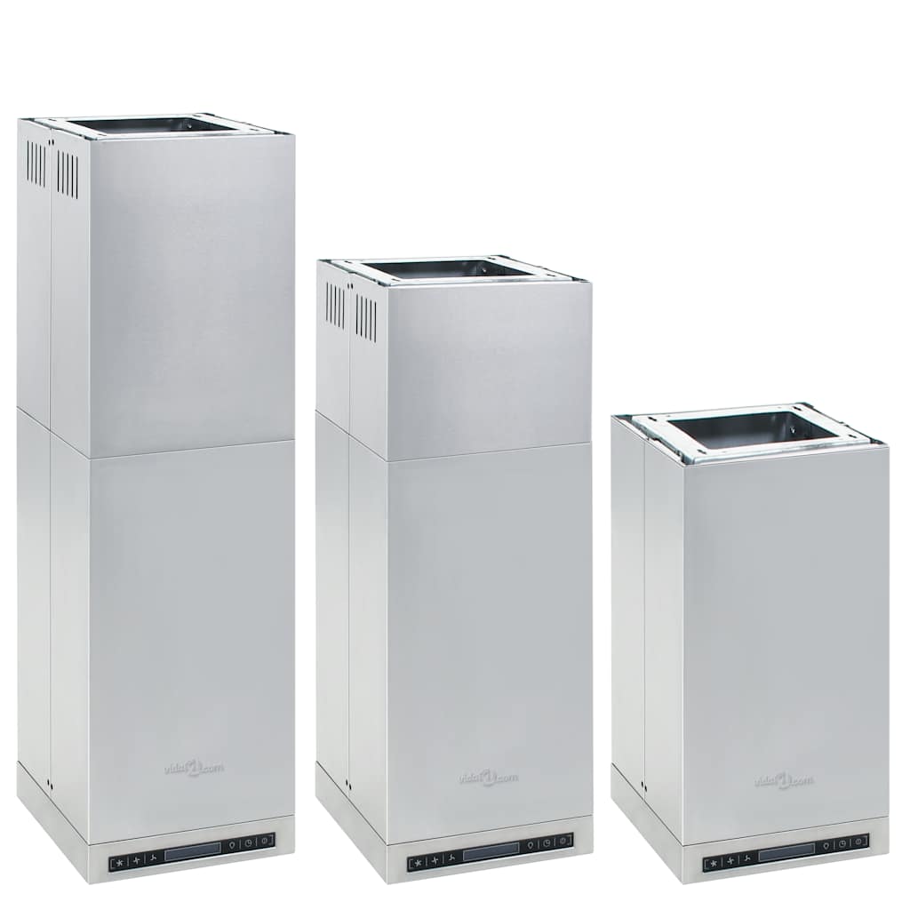 Island Range Hood LCD Display Touch Sensor 756 m?/h LED