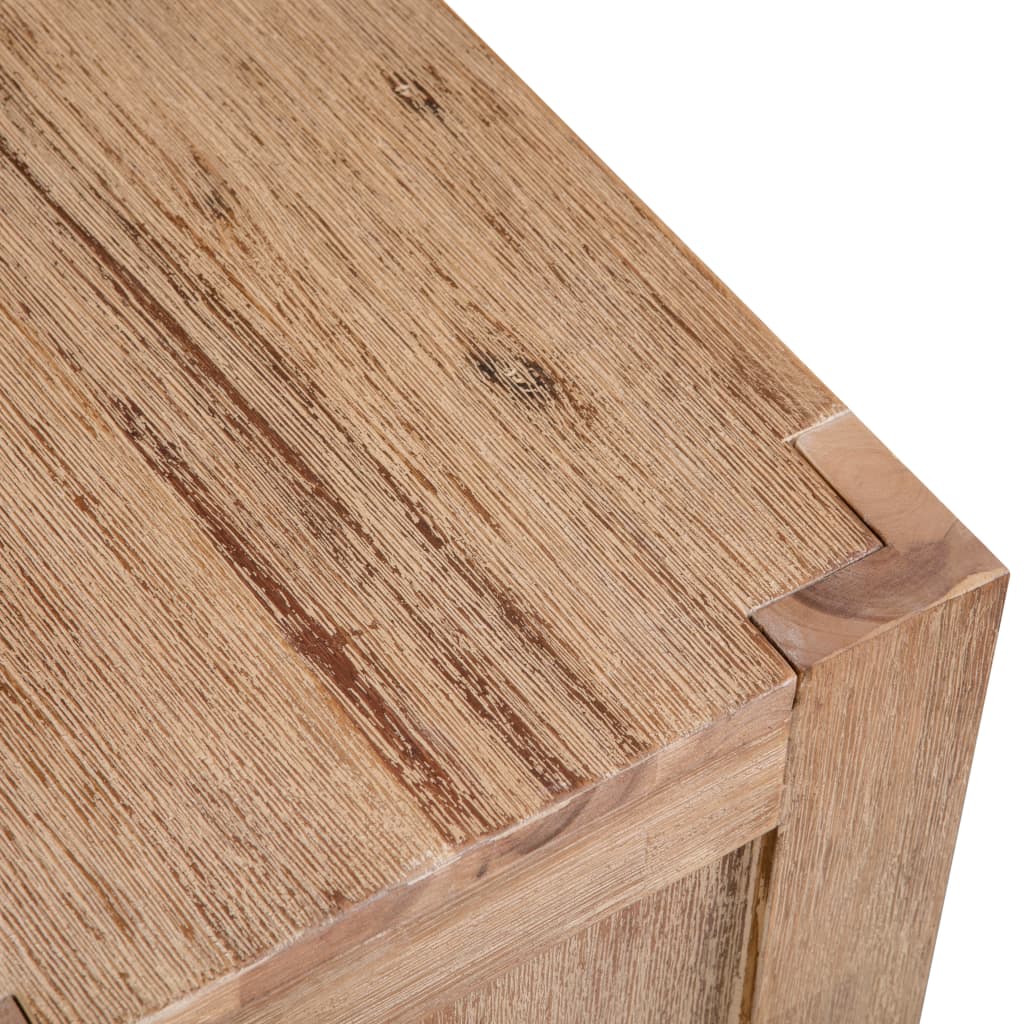 3-Tier Bookcase 80x30x110 cm Solid Acacia Wood