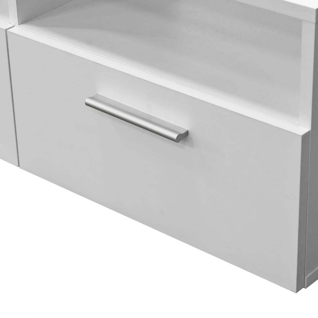 TV Cabinets 2 pcs Engineered Wood 95x35x36 cm White