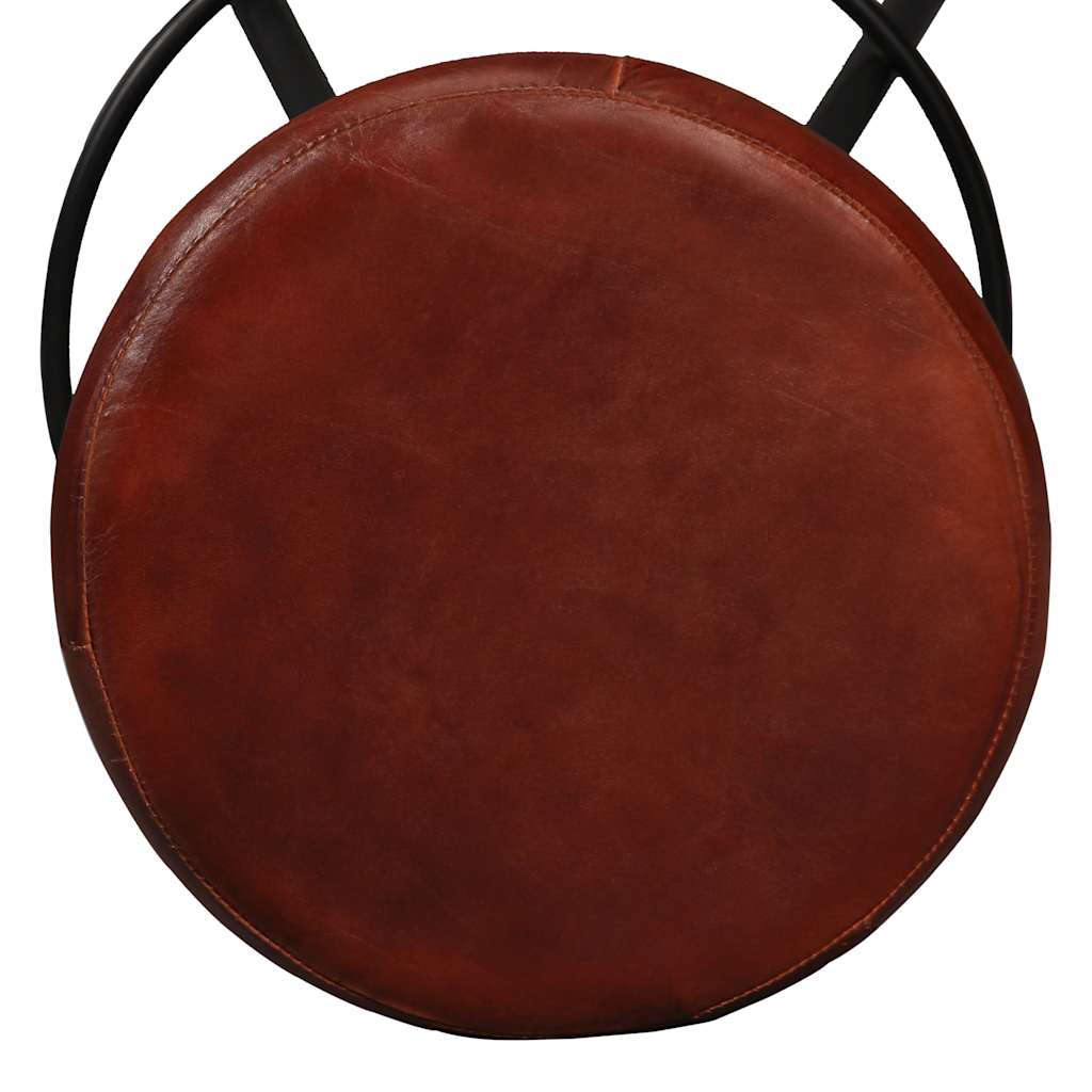 Bar Set 5 Pieces Solid Wood Acacia and Genuine Leather