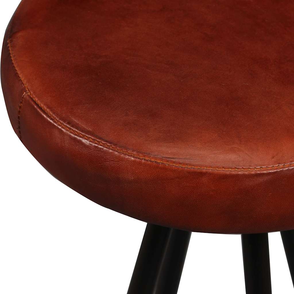 Bar Set 5 Pieces Solid Wood Acacia and Genuine Leather