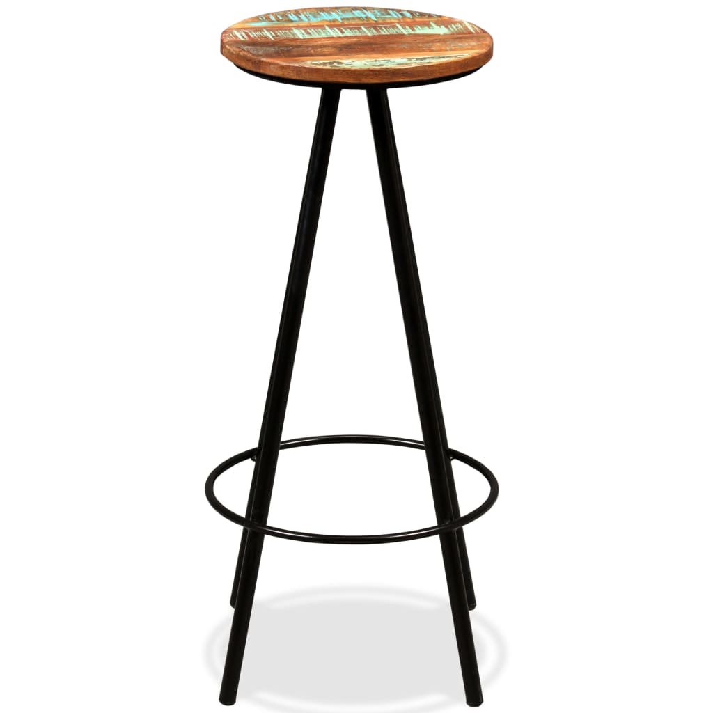 Bar Set 7 Pieces Solid Acacia and Wood Reclaimed