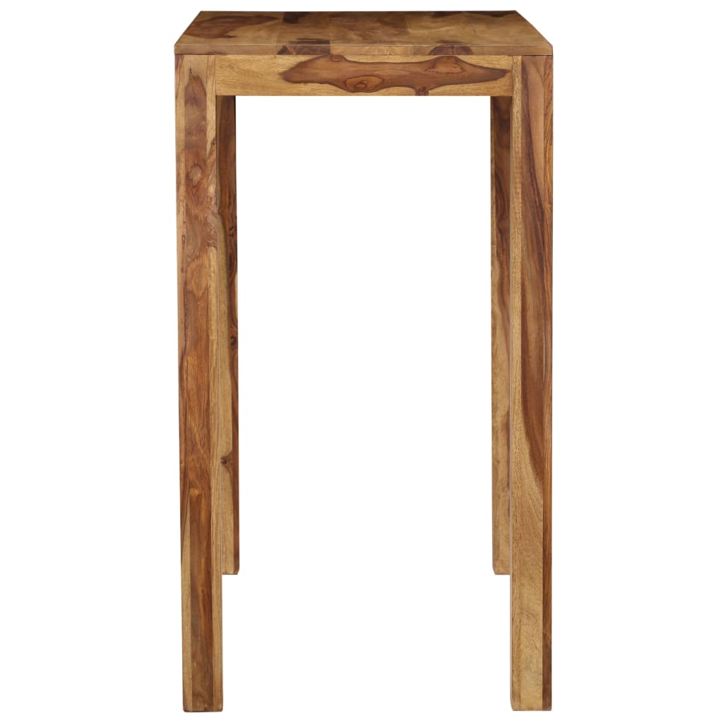 Bar Table Solid Acacia Wood 118x60x107 cm