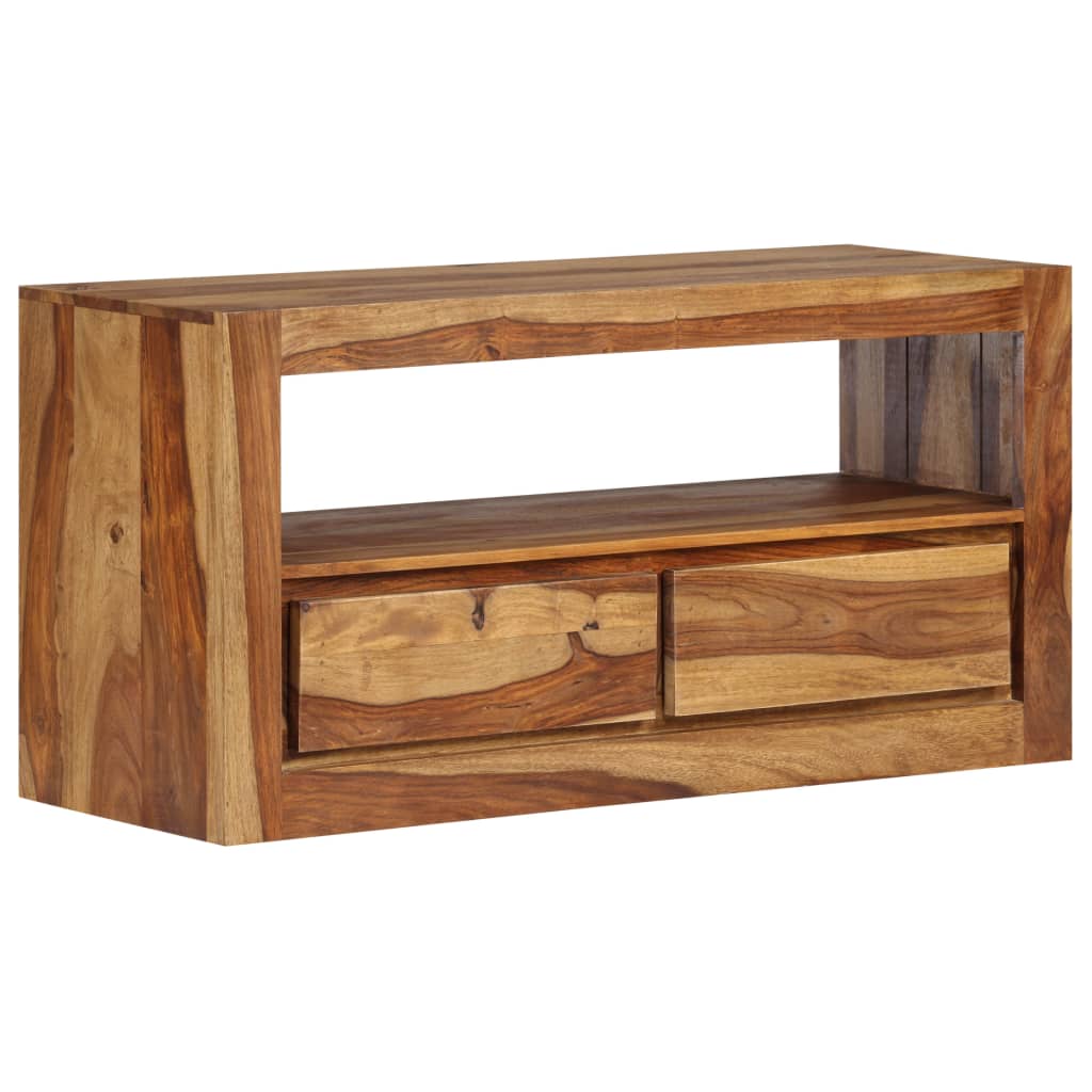 TV Cabinet Solid Acacia Wood 80x30x40 cm