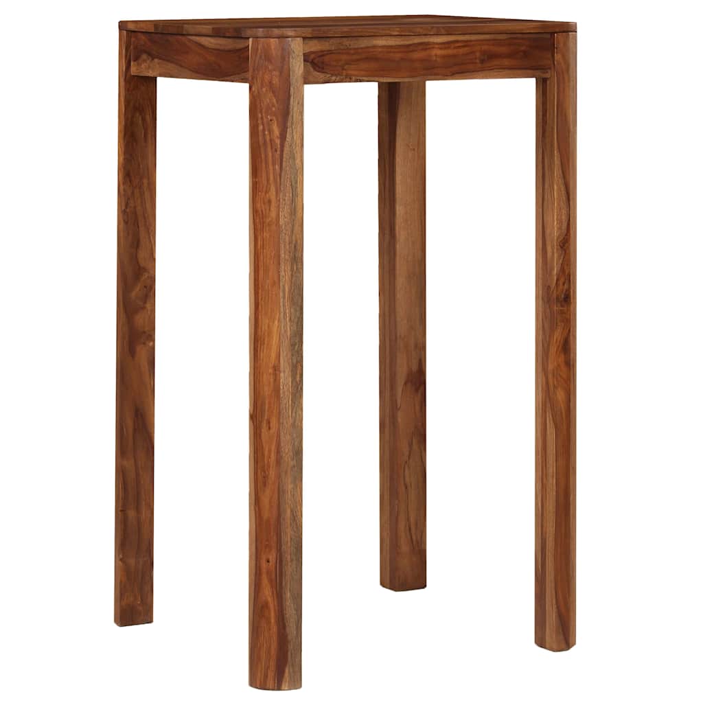 Bar Table Solid Acacia Wood 60x60x107 cm