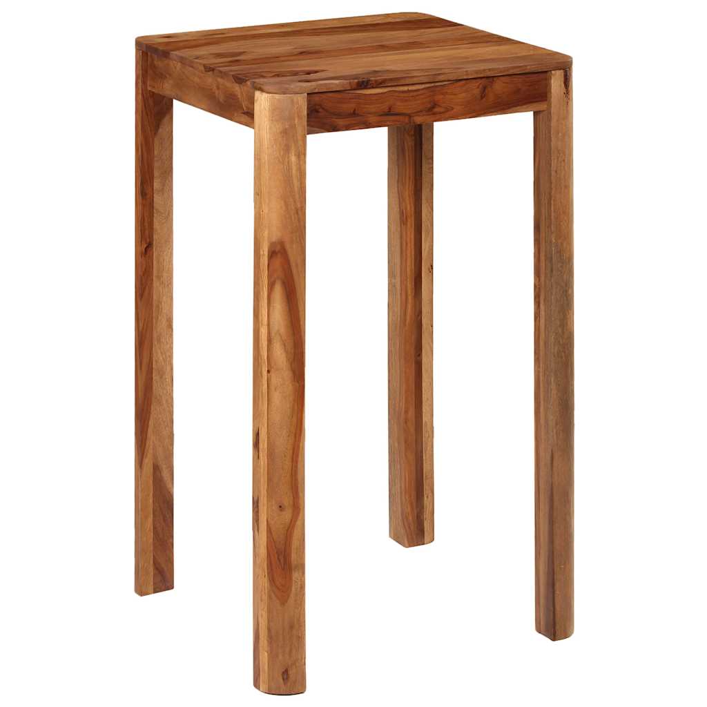Bar Table Solid Acacia Wood 60x60x107 cm