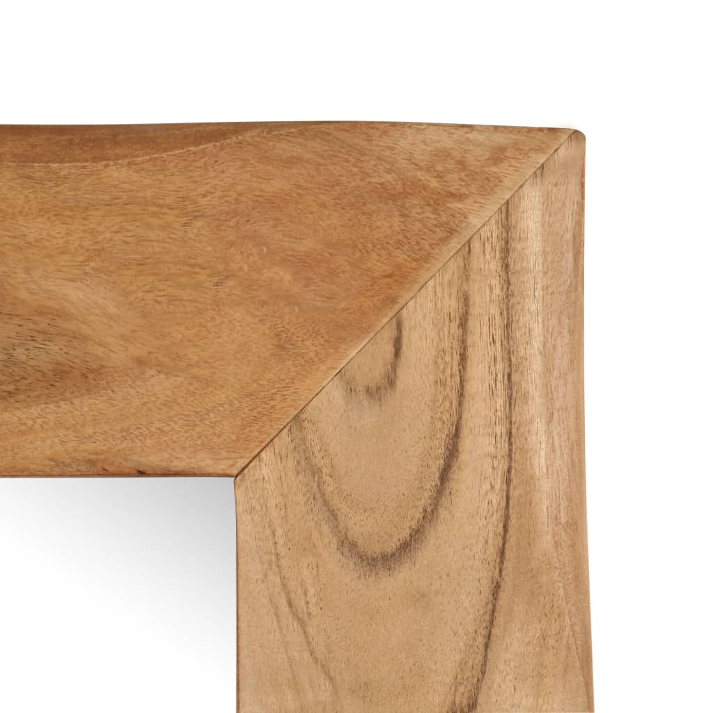 Cosmetic Mirror 50x80 Cm Solid Acacia Wood