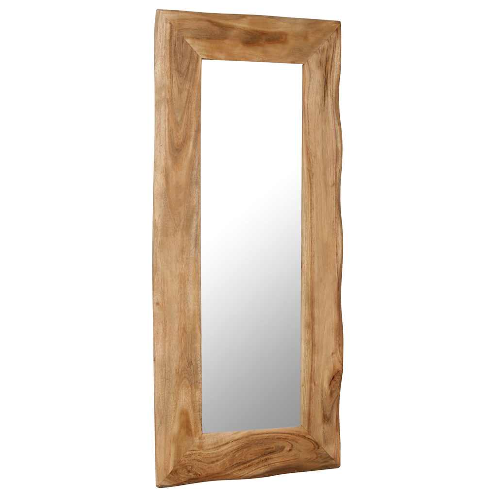 Cosmetic Mirror 50x110 cm Solid Acacia Wood