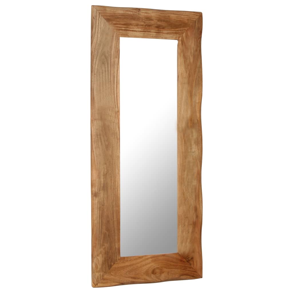 Cosmetic Mirror 50x110 Cm Solid Acacia Wood