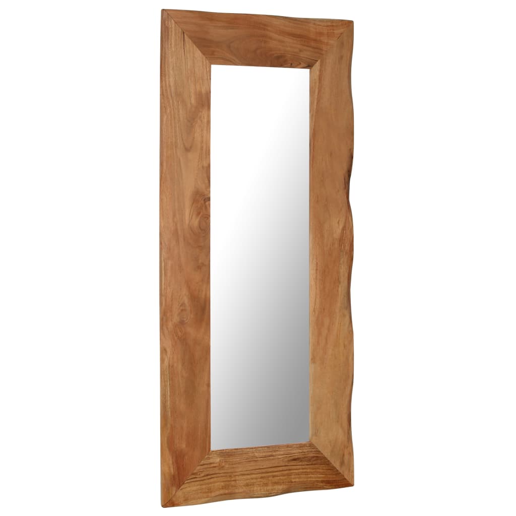 Cosmetic Mirror 50x110 Cm Solid Acacia Wood