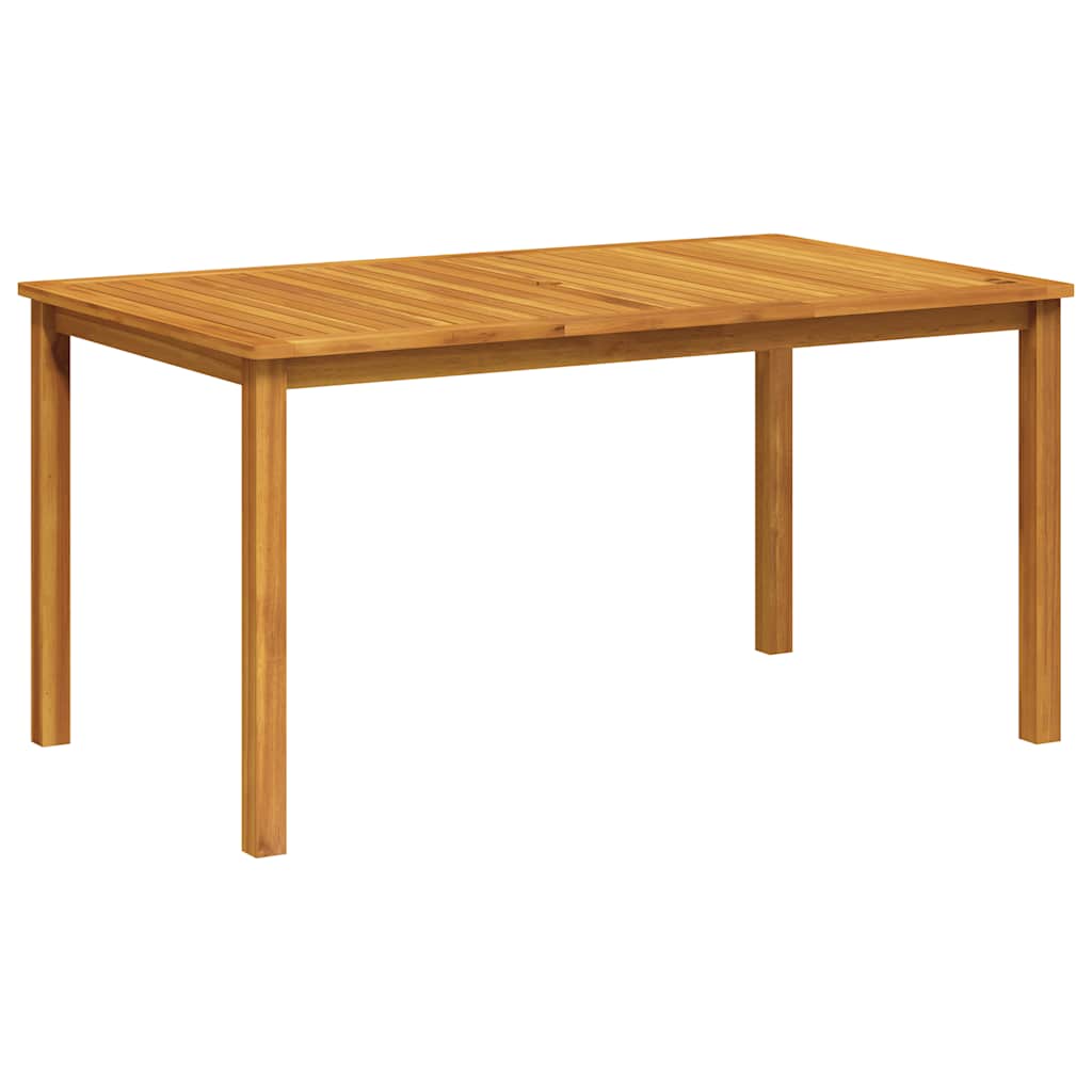 Garden Table 150x90x74 cm Solid Acacia Wood