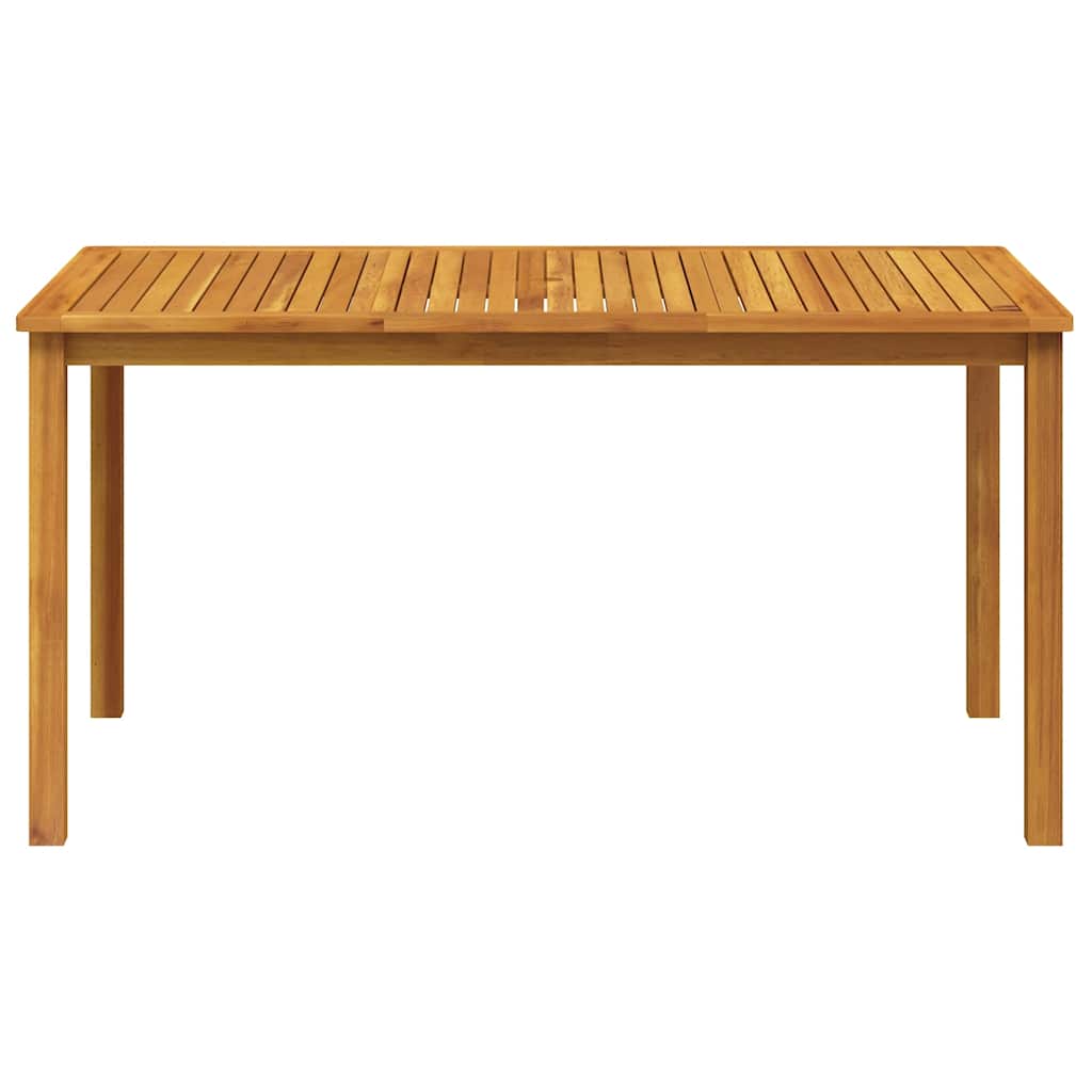 Garden Table 150x90x74 cm Solid Acacia Wood