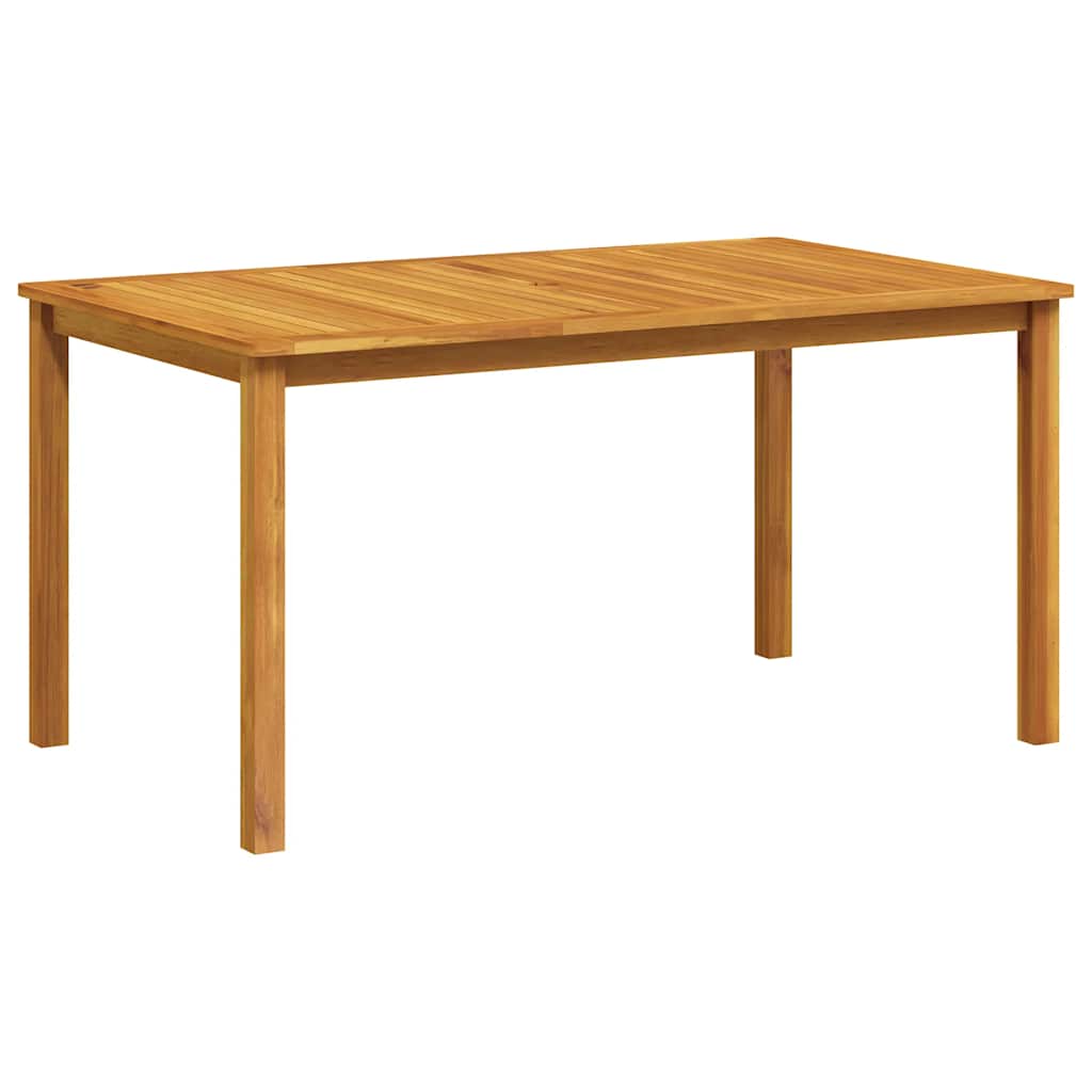 Garden Table 150x90x74 cm Solid Acacia Wood