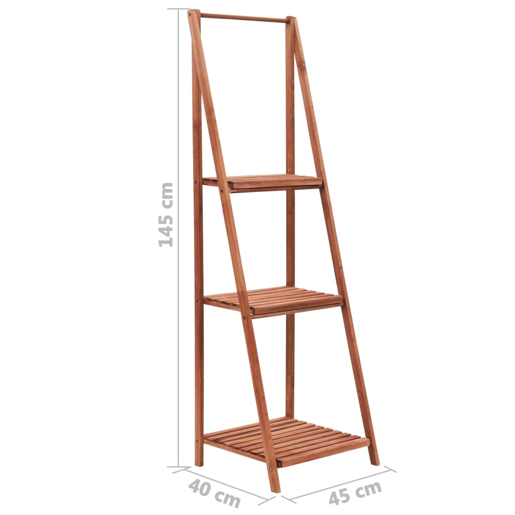 Plant Stand Cedar Wood 45x40x145 cm