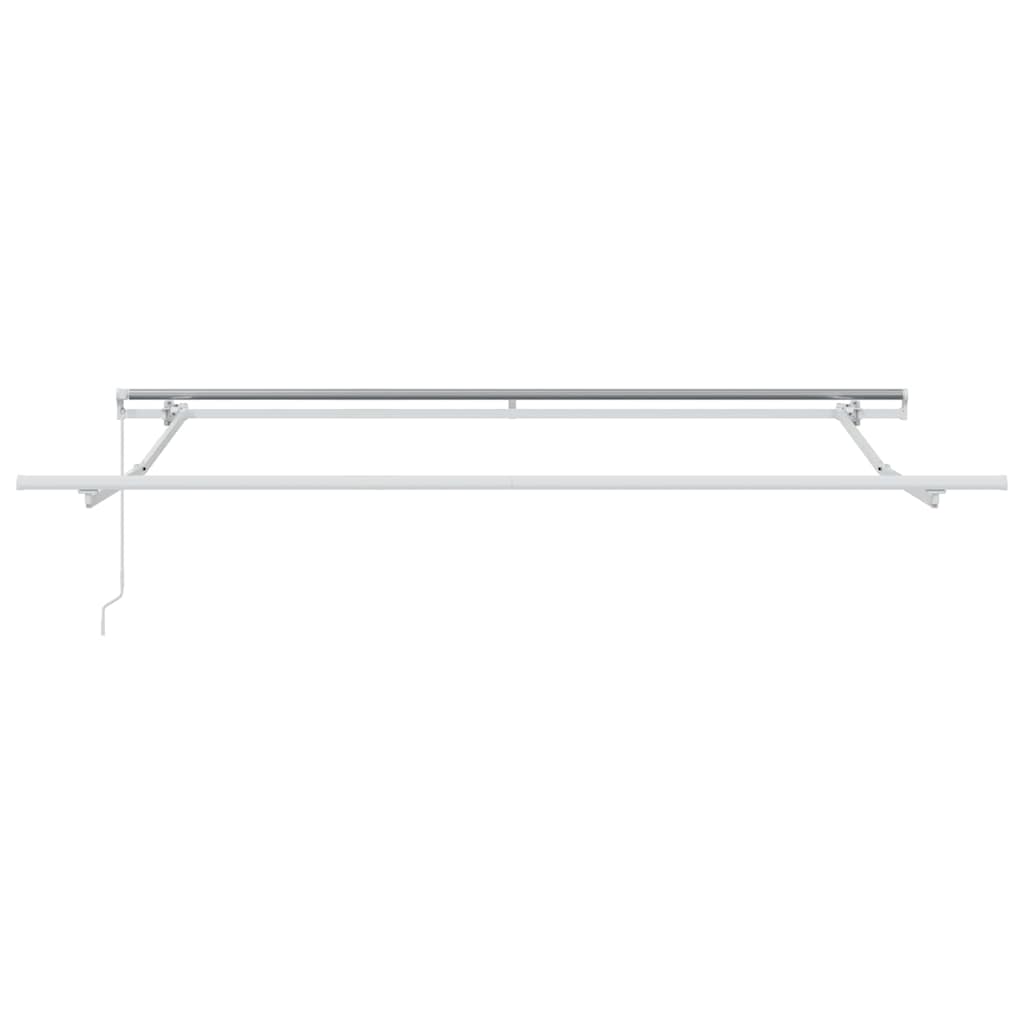 Awning Manual White 3 x 2.5 m Metal